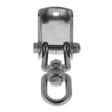 Load image into Gallery viewer, Tire Swing Swivel Hanger 2200lb Spinner Hardware Wood Concrete 2pk