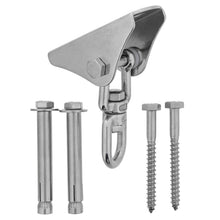 Load image into Gallery viewer, Tire Swing Swivel Hanger 360 Degree 1100lb Spinner Hardware Mount 1pk
