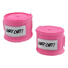 Load image into Gallery viewer, Boxing Wraps Pair Pink 180in Support Wrist Wraps for Fitness Training