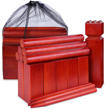 Load image into Gallery viewer, Kubb Lawn Game 21-Piece Set with Mesh Drawstring Bag