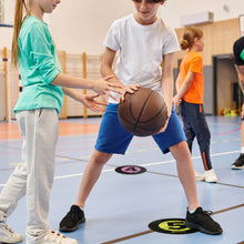 Load image into Gallery viewer, Basketball Training Disc Spot Markers 5-Pack Court Floor Poly Spots

