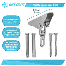 Load image into Gallery viewer, Tire Swing Swivel Hanger 360 Degree 1100lb Spinner Hardware Mount 1pk
