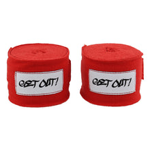 Load image into Gallery viewer, Boxing Wraps Pair Red 180in Support Wrist Wraps for Fitness Training
