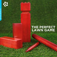 Load image into Gallery viewer, Kubb Lawn Game 21-Piece Set with Mesh Drawstring Bag
