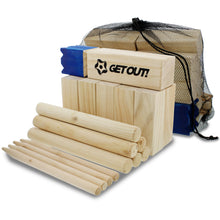 Load image into Gallery viewer, Kubb Lawn Game Set 21-Piece Viking Lawn Game
