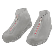 Load image into Gallery viewer, Silicone Shoe Covers, Rain Reusable Galoshes Grey Women 5.5-7 Men 5-6
