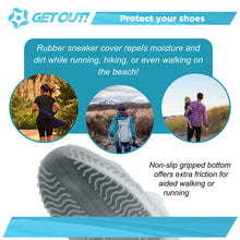 Load image into Gallery viewer, Silicone Shoe Covers, Rain Reusable Galoshes Women 11.5-14 Men 11-14
