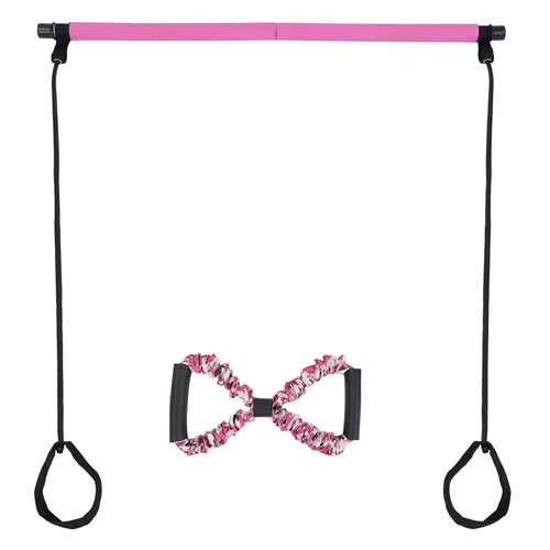 Pilates Bar Kit with Resistance Band Set - Yoga Pilates Training Kit